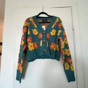 Floral sweater